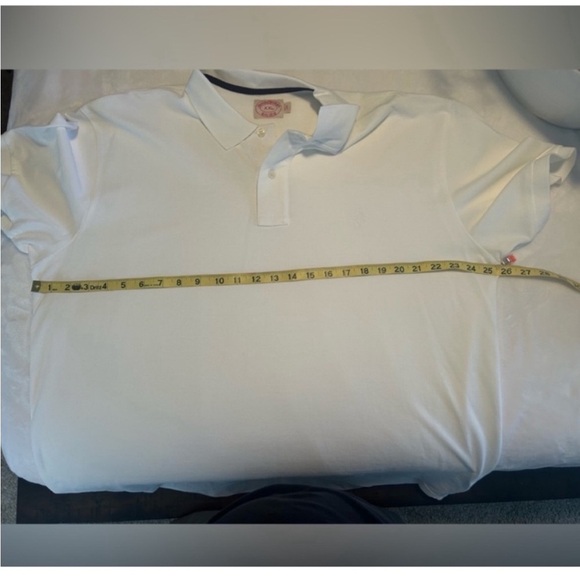 Brooks Brpthers white polo with short sleeves and buttons size XXL - Picture 5 of 7